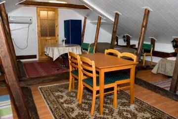 Фото номера Пятиместный номер с общей ванной комнатой Хостелы Kartano Hostel г. Кокемяки 3