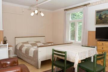 Фото номера Четырехместный номер с общей ванной комнатой Хостелы Kartano Hostel г. Кокемяки 2
