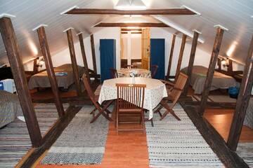 Фото номера Пятиместный номер с общей ванной комнатой Хостелы Kartano Hostel г. Кокемяки 5